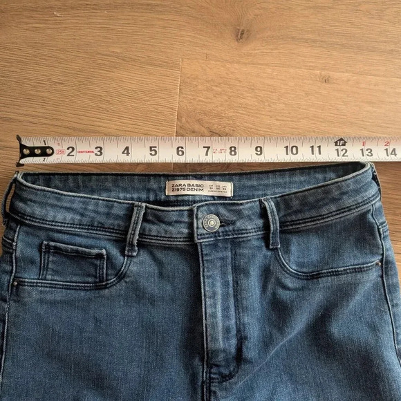 ZARA Basic Z1975Denim Dark Wash Skinny Jean - Picture 7 of 10